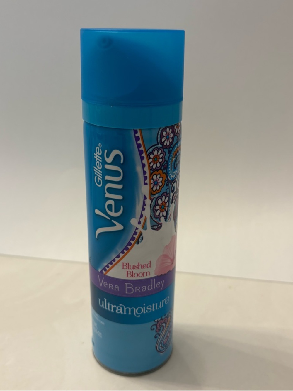 Gillette Venus Vera Bradley Ultra Moisture Shave Gel Blushed Bloom NEW 6oz